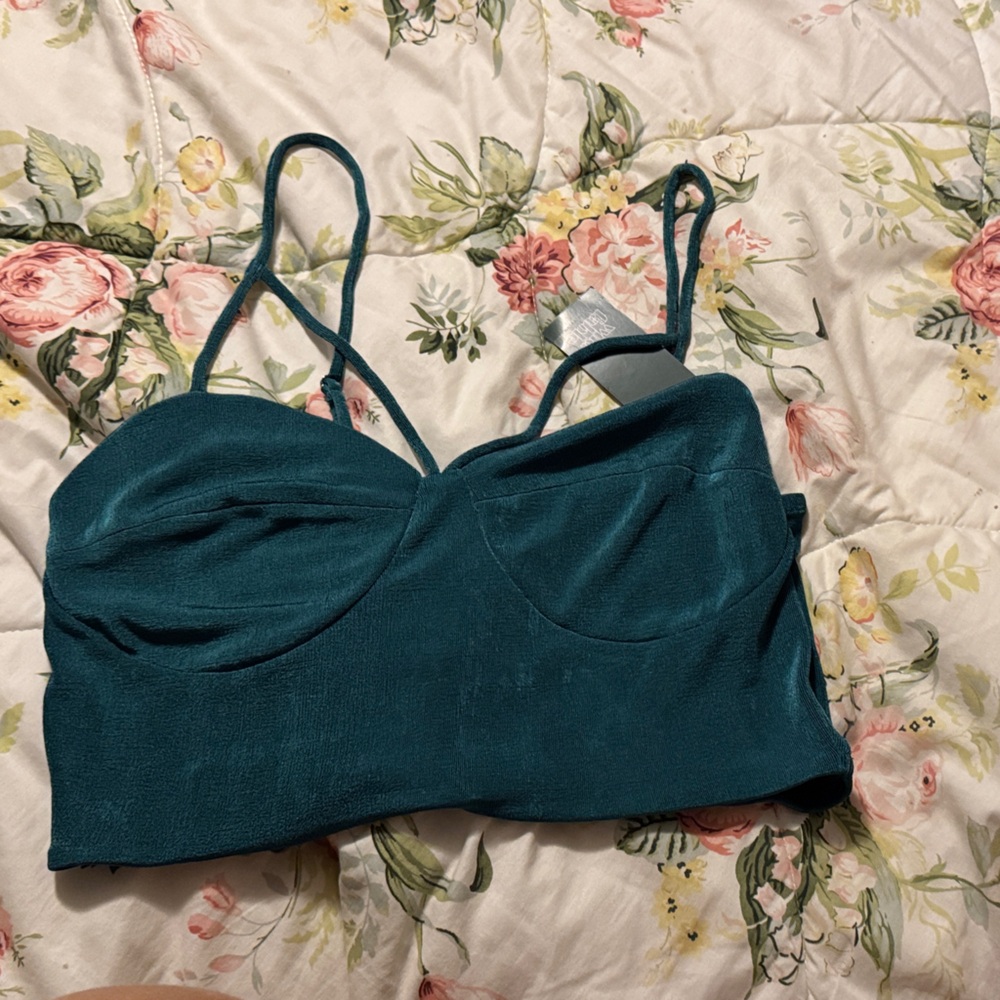 Wild Fable Teal corset style top